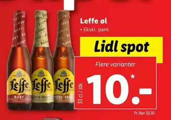 Let-Køb Leffe øl tilbud