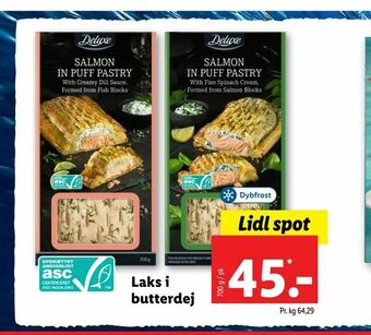 Let-Køb Laks i butterdej tilbud