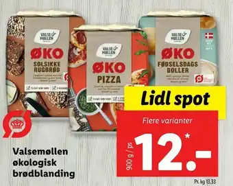 Valsemøllen økologisk brødblanding