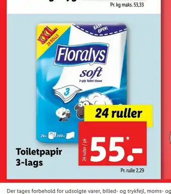 Let-Køb Toiletpapir 3-lags tilbud
