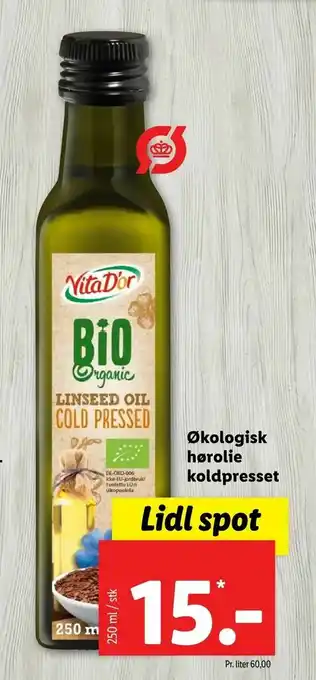 Let-Køb Økologisk hørolie koldpresset tilbud
