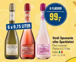 Otto Duborg Verdi Spumante eller Sparkletini (6 flasker) tilbud