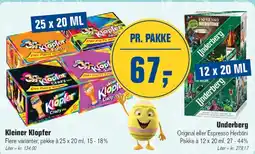 Otto Duborg Kleiner Klopfer eller Underberg tilbud
