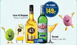 Otto Duborg Licor 43 eller Pernod tilbud