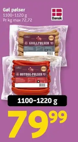 Løvbjerg Gøl pølser tilbud