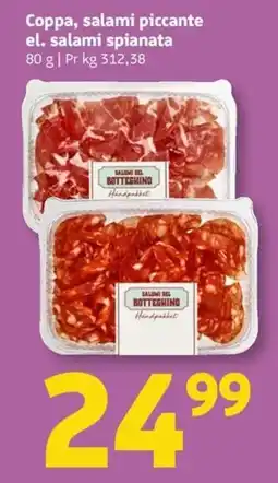 Løvbjerg Coppa, salami piccante el. salami spianata tilbud