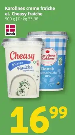 Løvbjerg Karolines creme fraiche el. Cheasy fraiche tilbud