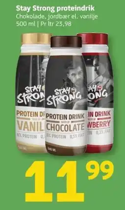 Løvbjerg Stay Strong proteindrik tilbud