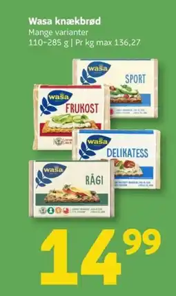 Løvbjerg Wasa knækbrød tilbud