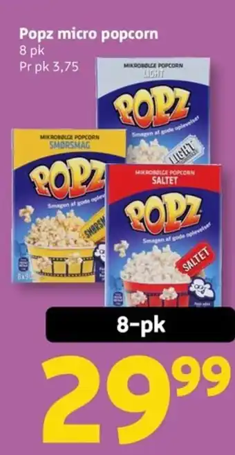 Løvbjerg Popz micro popcorn tilbud