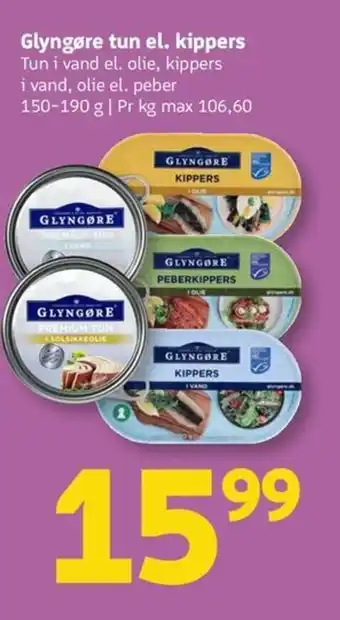 Løvbjerg Glyngøre tun el. kippers tilbud
