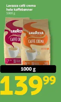 Løvbjerg Lavazza café crema hele kaffebønner tilbud