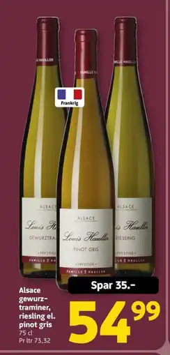 Løvbjerg Alsace gewurz- traminer, riesling el. pinot gris tilbud