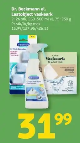 Løvbjerg Dr. Beckmann el. Lastobject vaskeark tilbud