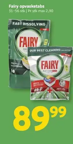Løvbjerg Fairy opvasketabs tilbud