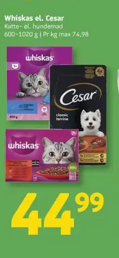 Løvbjerg Whiskas el. Cesar tilbud
