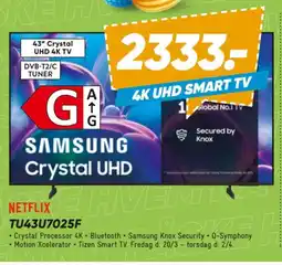 Bilka SAMSUNG TU43U7025F tilbud