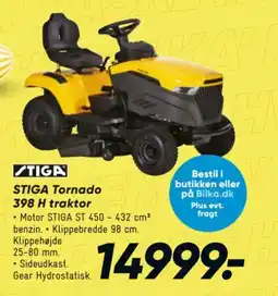 Bilka STIGA Tornado 398 H traktor tilbud