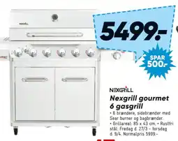 Bilka Nexgrill gourmet 6 gasgrill tilbud