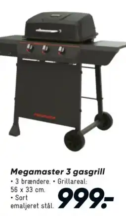 Bilka Megamaster 3 gasgrill tilbud