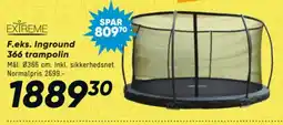 Bilka F.eks. Inground 366 trampolin tilbud