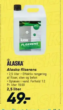 Bilka Alaska fliserens tilbud