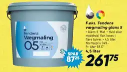 Bilka F.eks. Tendens vægmaling glans 5 tilbud