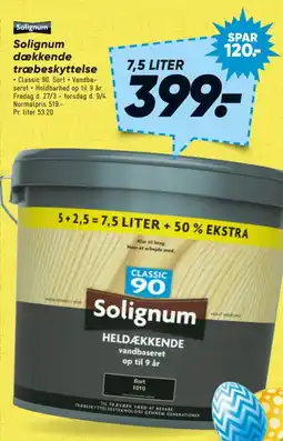 Bilka Solignum dækkende træbeskyttelse tilbud