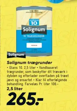 Bilka Solignum træegrunder tilbud