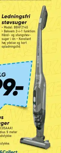 Bilka Ledningsfri støvsuger tilbud