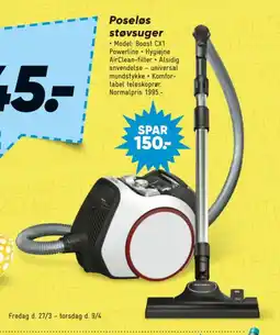 Bilka Poseløs støvsuger tilbud