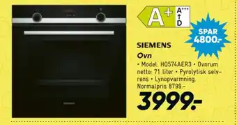 Bilka SIEMENS Ovn tilbud