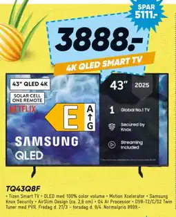 Bilka SAMSUNG TQ43Q8F tilbud