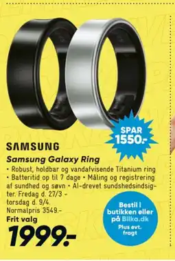 Bilka Samsung Galaxy Ring tilbud