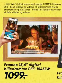 Bilka Frameo 15,6" digital billedramme PFF-1543LW tilbud
