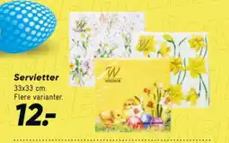 Bilka Servietter tilbud