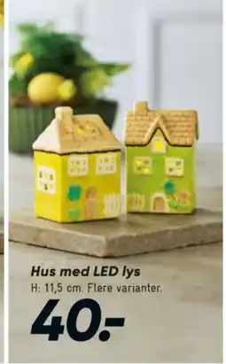 Bilka Hus med LED lys tilbud