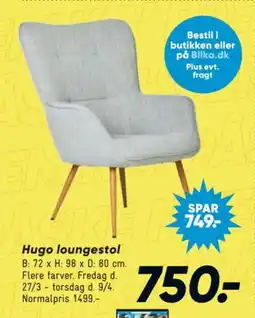 Bilka Hugo loungestol tilbud