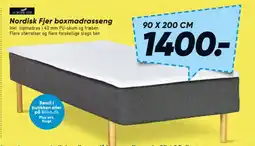 Bilka Nordisk Fjer boxmadrasseng tilbud