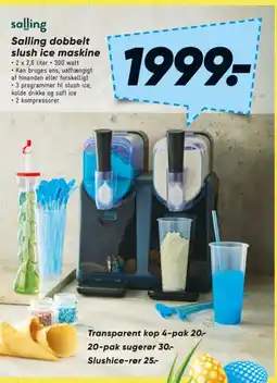 Bilka Salling dobbelt slush ice maskine tilbud