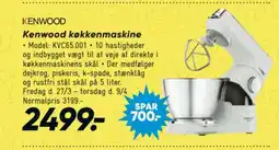 Bilka Kenwood køkkenmaskine tilbud