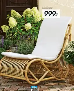 Bilka Lindbæk loungestol tilbud