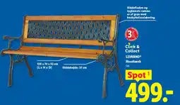 Lidl LIVARNO® Havebænk tilbud