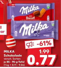 Kaufland DE MILKA Schokolade tilbud