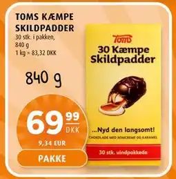 Scandinavian Park TOMS KÆMPE SKILDPADDER tilbud