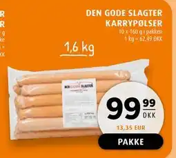 Scandinavian Park DEN GODE SLAGTER KARRYPØLSER tilbud