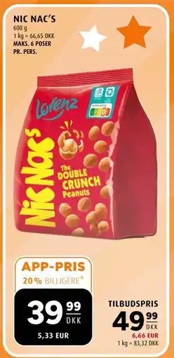 Scandinavian Park NIC NAC’S tilbud