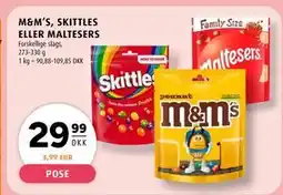 Scandinavian Park M&M’S, SKITTLES ELLER MALTESERS tilbud
