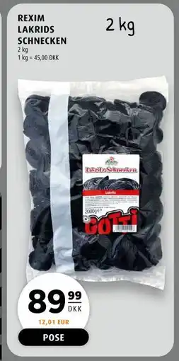 Scandinavian Park REXIM LAKRIDS SCHNECKEN tilbud