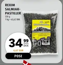 Scandinavian Park REXIM SALMIAK-PASTILLER tilbud